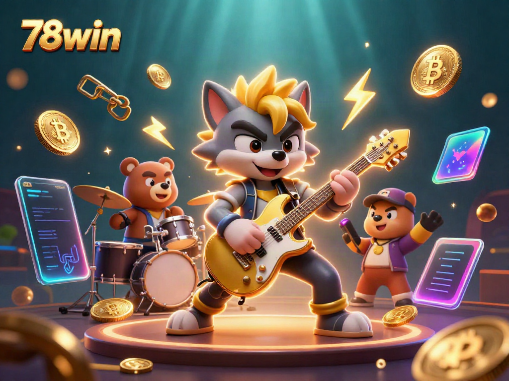 Experience thrilling gameplay with 78win, featuring vibrant characters and stylish casino elements.